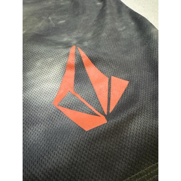 Y2K Volcom Jersey Shirt Size XL Green Graphic Diamond Grunge Skate Long Sleeve - Picture 6 of 10